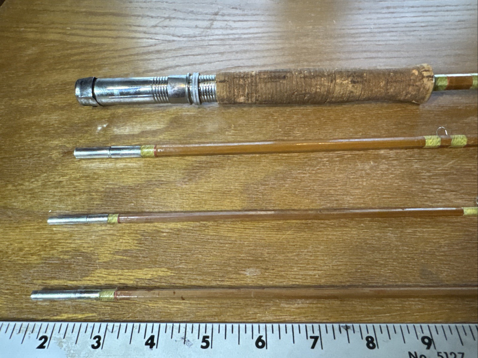 Antique Japanese Made Fly Rod “ Jorgensen No. 85 Two Tips 8.5 Feet Long