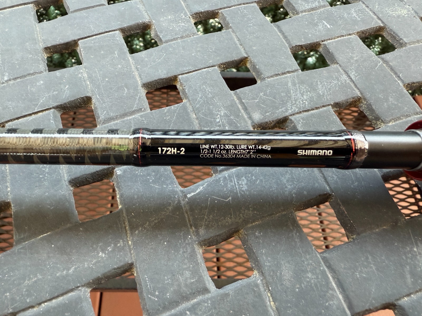 Shimano Zodias 172H-2 (JDM), 7’2″, Heavy, Fast, 12-30lb, 1/2-1 1/2oz, Casting R