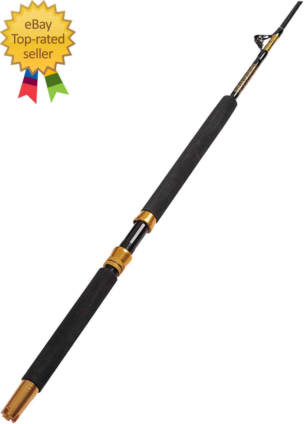 1-Piece/2-Piece Saltwater Offshore Heavy Trolling Rod Big Game Roller Rod