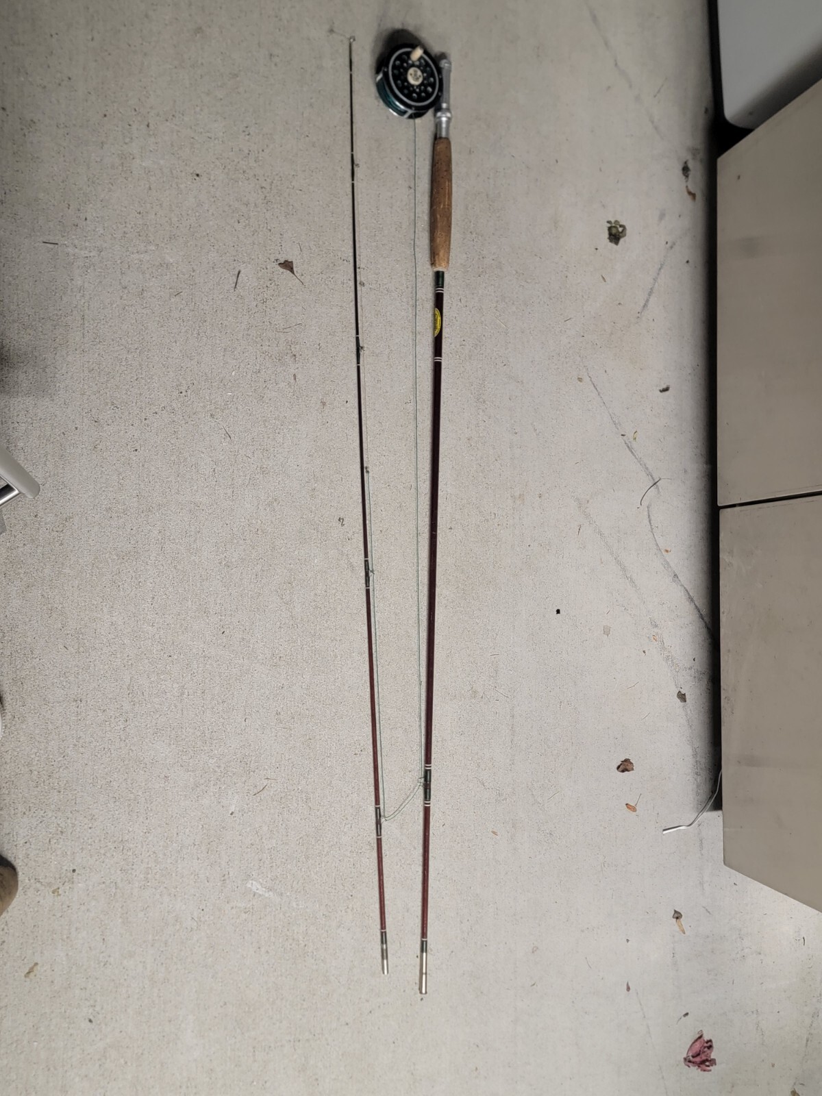 St. Croix Double Powder Fly Rod With Pflueger Medalist Reel