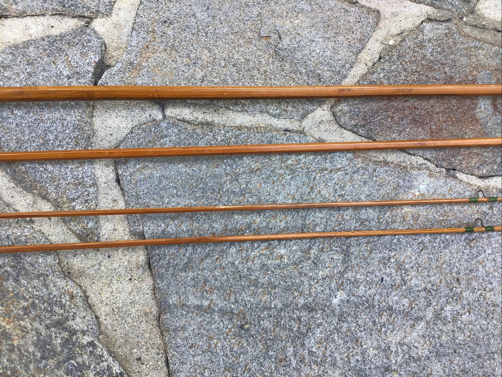 Montague TIMERLAKE 9’0” Split Bamboo Fly Rod XTRA TIP with GREEN REEL SEAT
