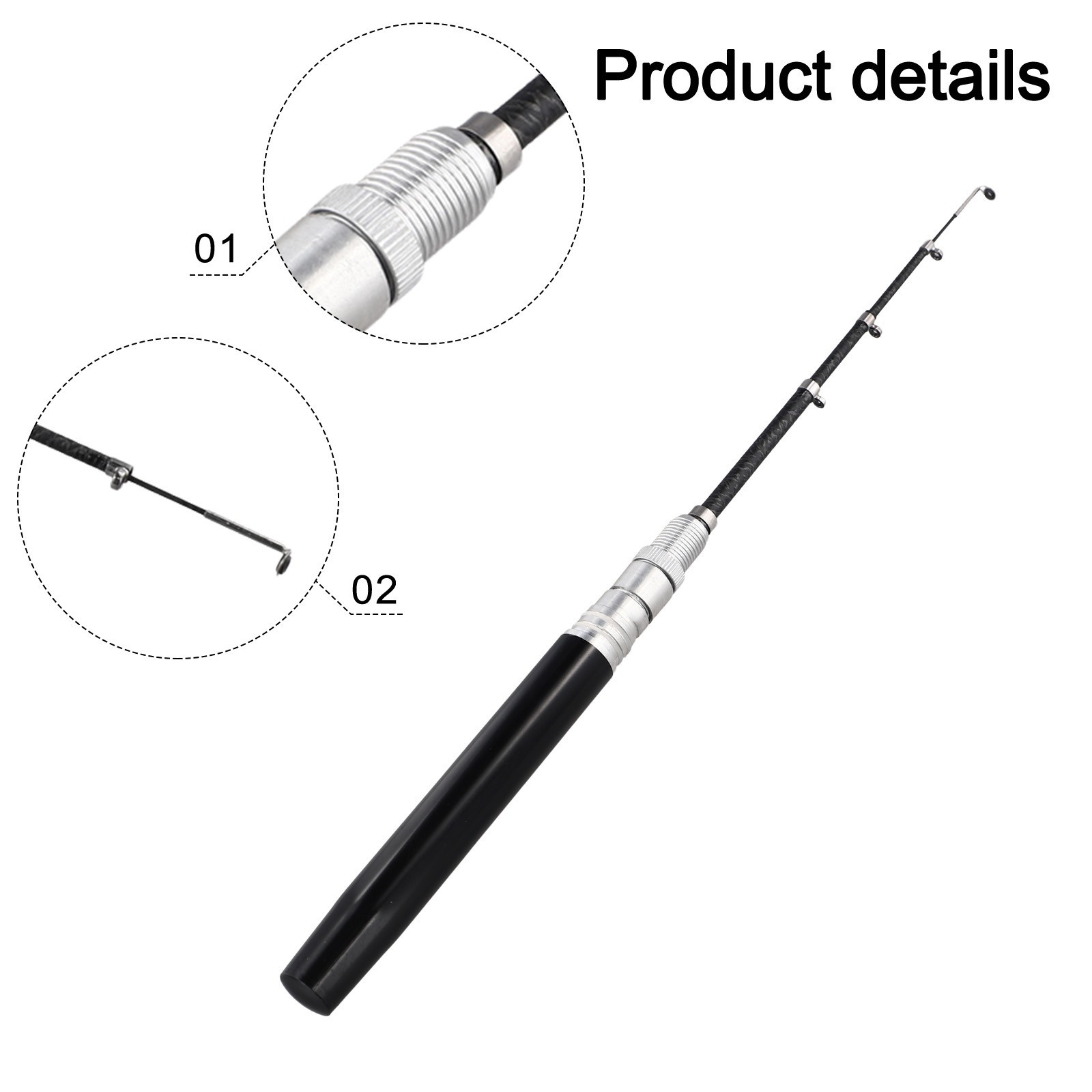 Ergonomic Design for Comfortable Handling Ultra Light Portable Fishing Rod