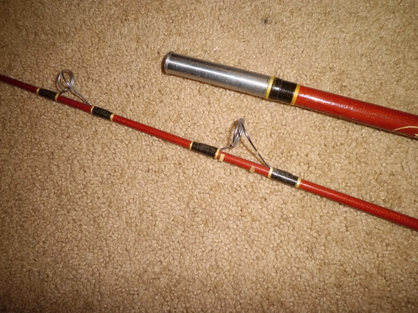 Vintage TRU-LINE Dynamo Maxima Spinning 8′ Rod made in USA