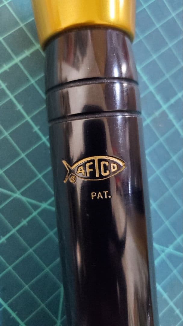AFTCO Unibat Straight Boat Fishing Rod Black/Gold Used