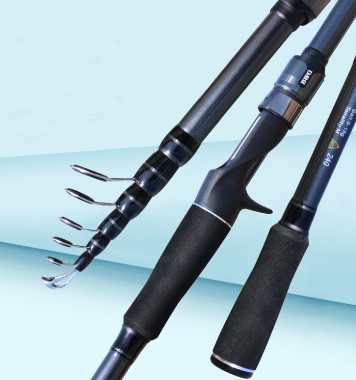 Telescopic Fishing Rod Spinning/casting Rod High Sensitivity Portable Fast Pole