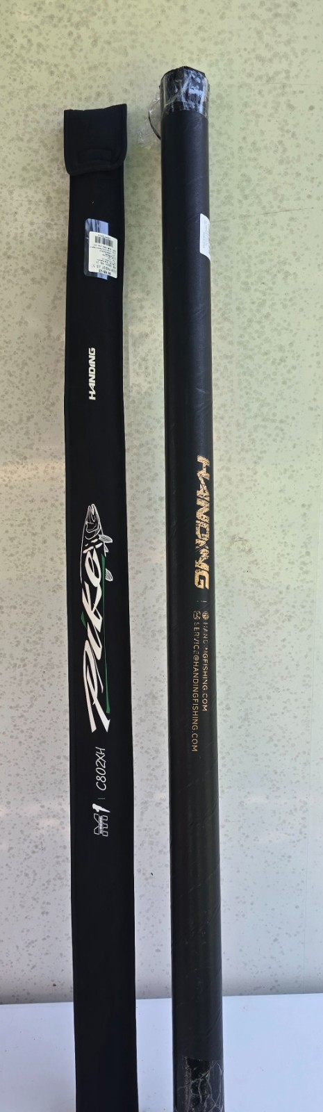 8 FT Handing M1 Pike Striper Casting Rod, 2 Piece Baitcasting Fishing Rod