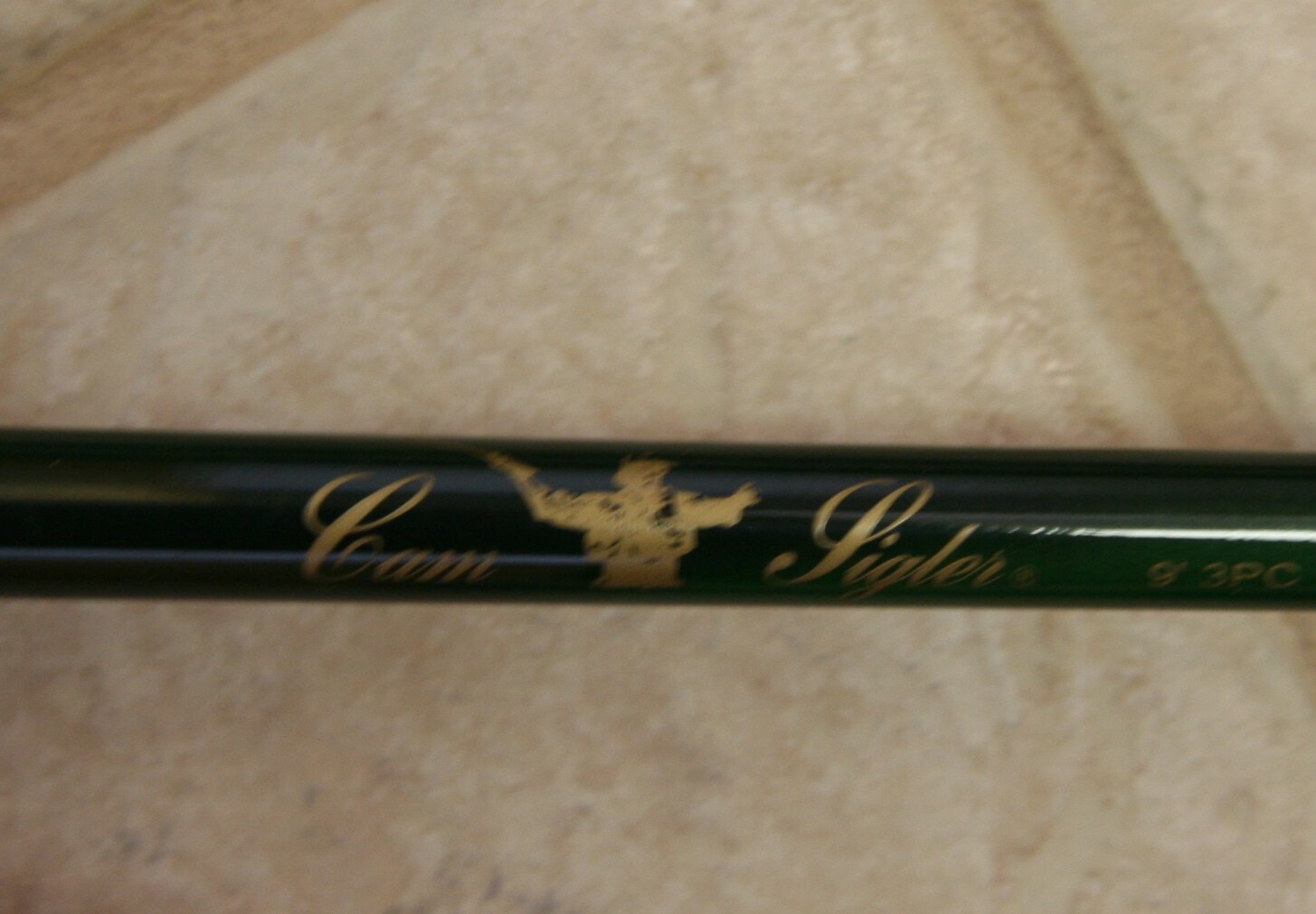 CAM SIGLER 12 Wt. FLY ROD ~ 9′ ~ 3-Piece ~ Graphite Reel Seat