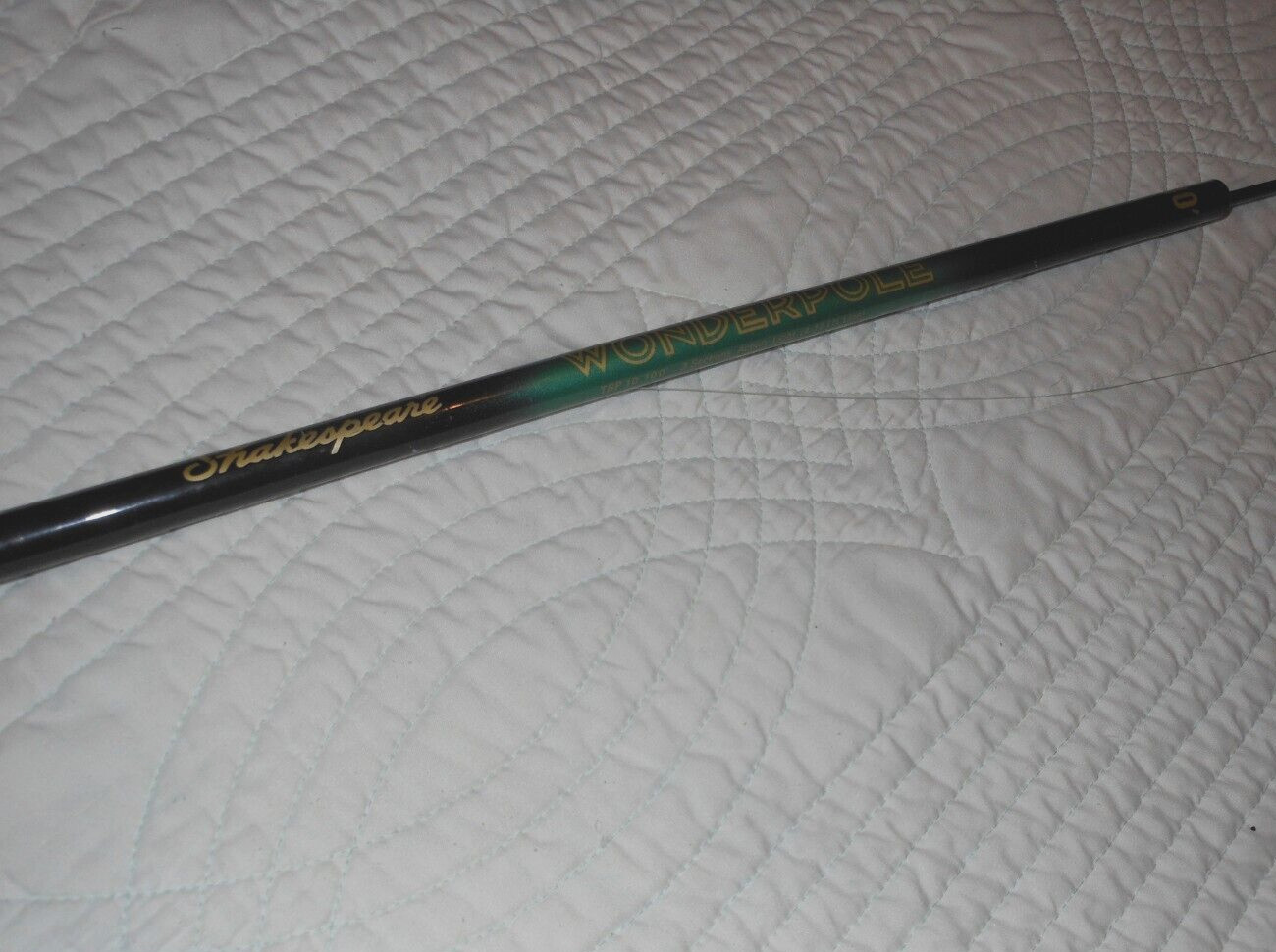 VINTAGE SHAKESPEARE WONDERPOLE TSP 10 100 3 SECTIONS ACTION LIGHT (4-10 lb. line