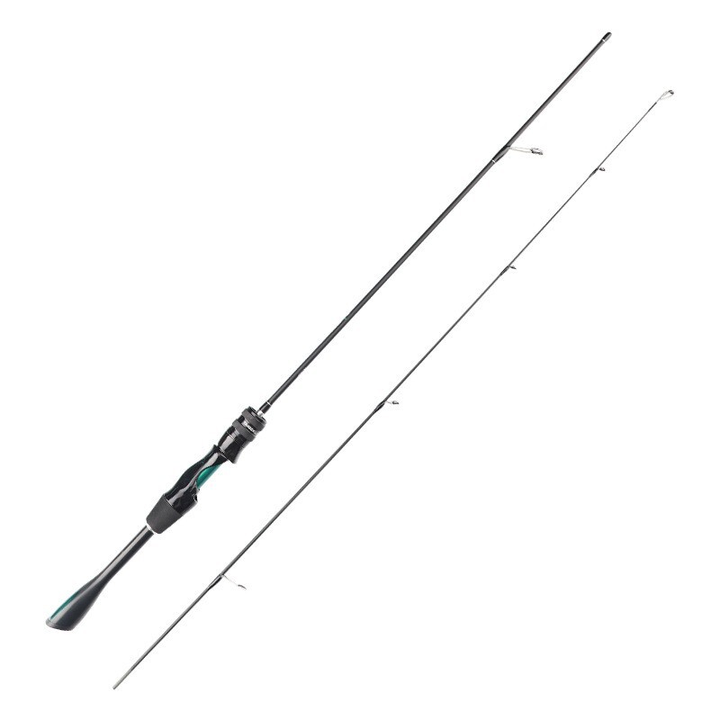 Fishing Rod Casting Spinning Travel Carbon Fiber Rod 2 Sections Ultra-Light Rod