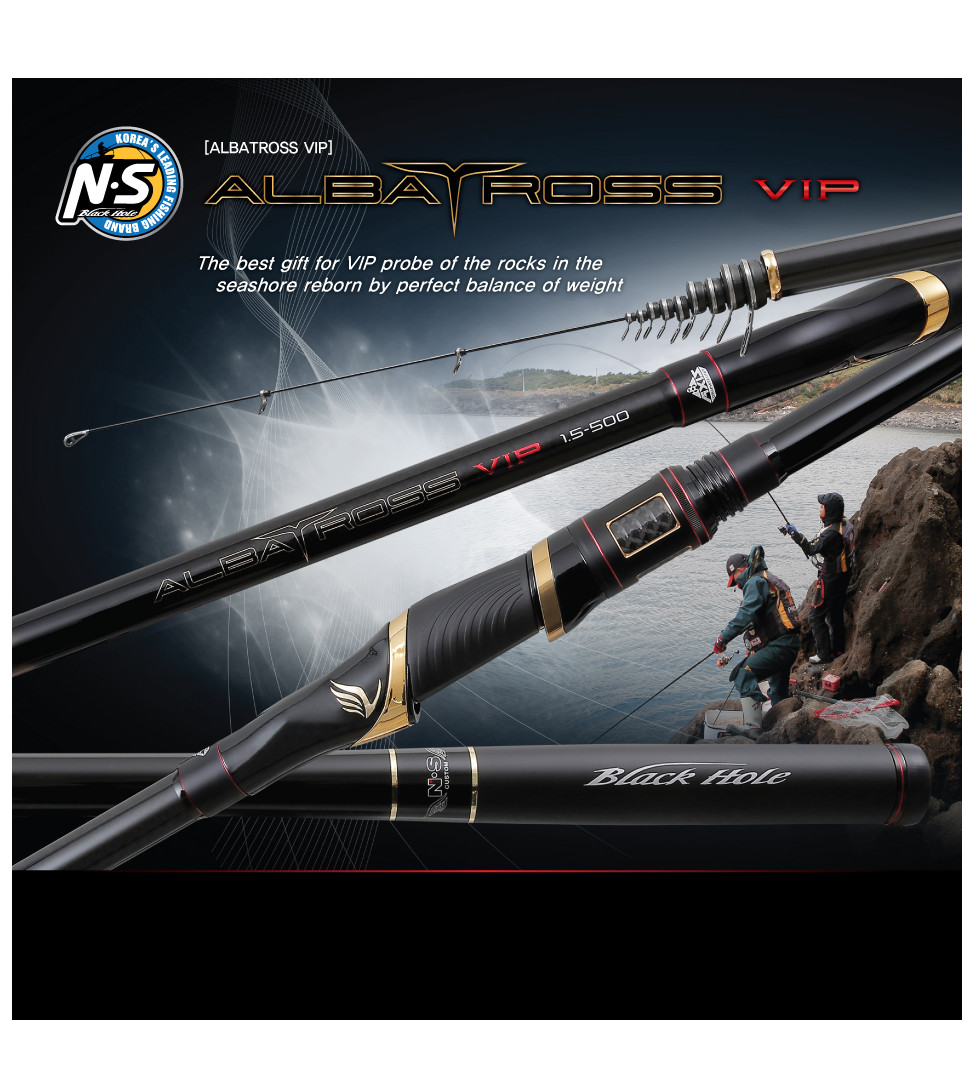*FREE SHIPPING NS BLACKHOLE ALBATROSS VIP iso fishing rod