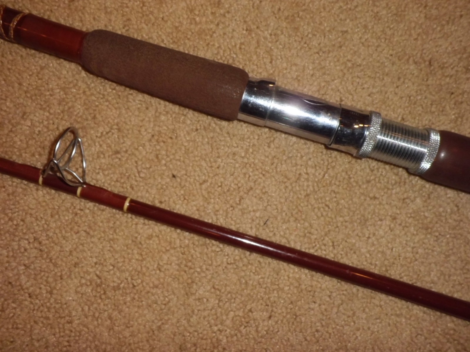 Vintage Fenwick PS105 Surf Spinning 10’6″ Rod- USA- 15-30lb test