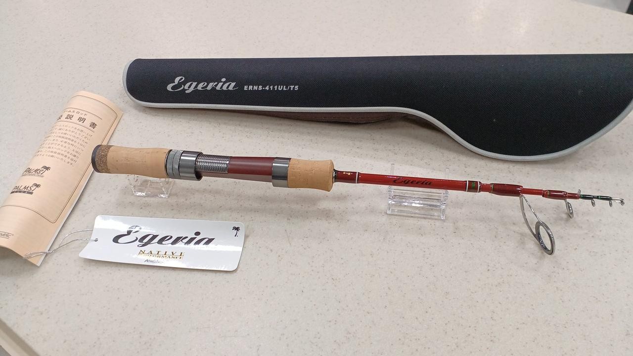 Palms Egeria Erns Trout Spinning Rod 2-6g, 2-5lb, 43cm/16.9in, 5ft