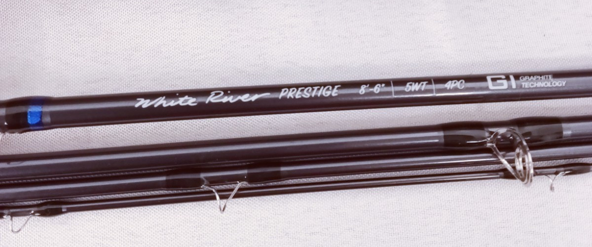 Cabela’s White River Prestige 8’6 Fly Fishing Rod 5wt 4pc With Case & 5/6 Reel