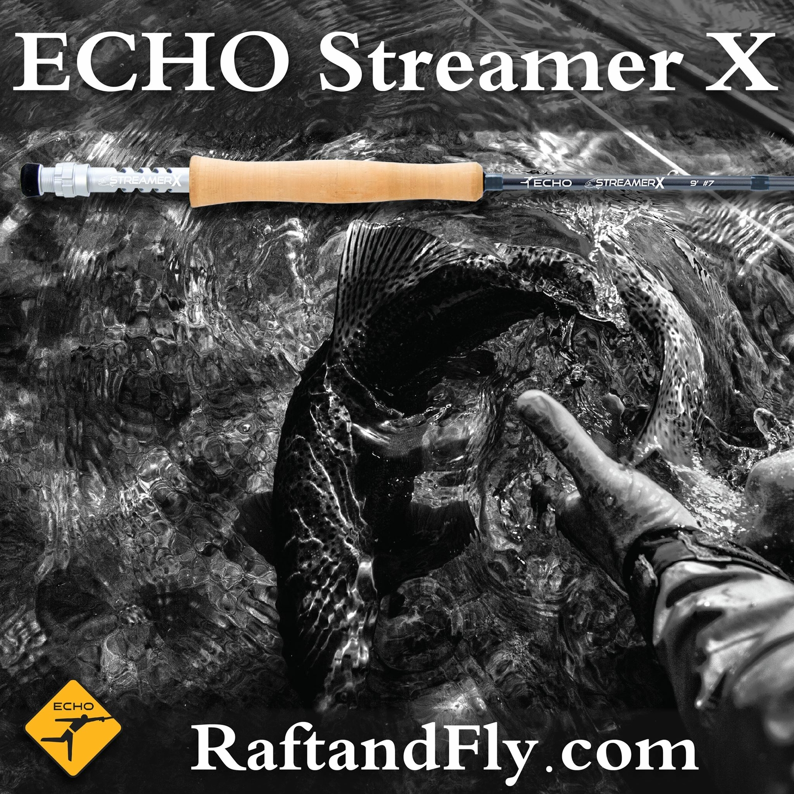 Echo Streamer X 6wt 9’0″ – Lifetime Warranty – FREE SHIPPING