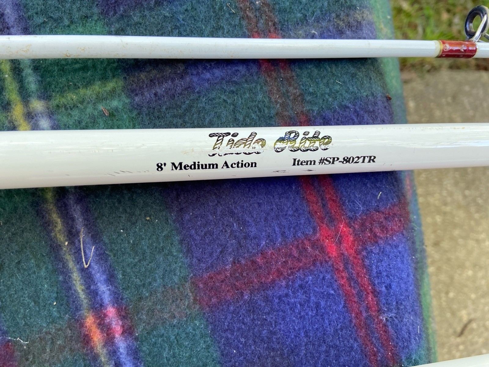 PAIR OF EXCELLENT CONDITION TIDE RITE 8′ MEDIUM ACTION SPINNING RODS