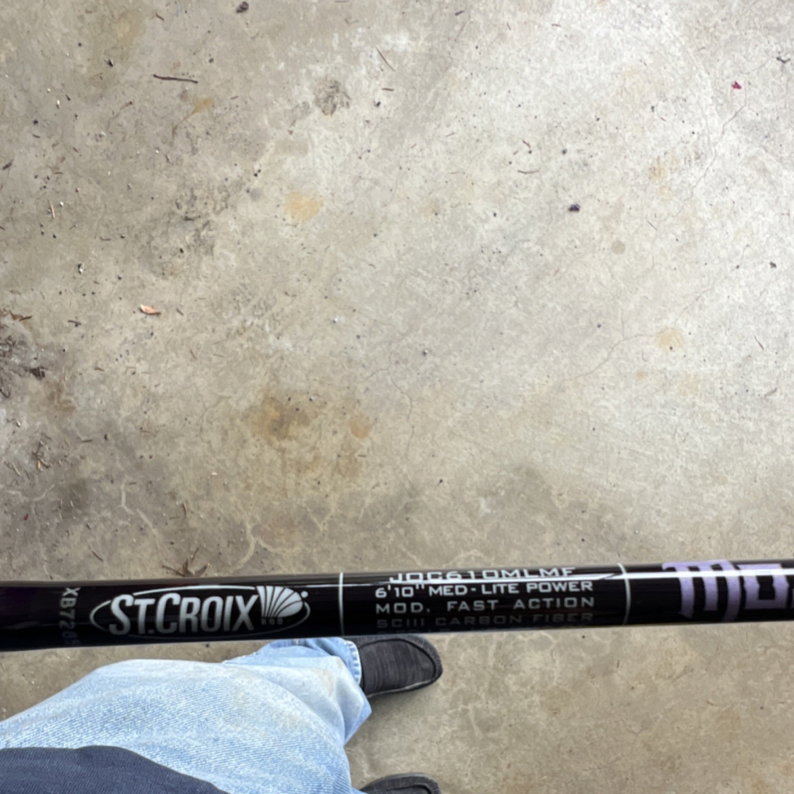 St. Croix Mojo Bass Trigon 6’10” Medium Light Moderate Fast JOC610MLMF
