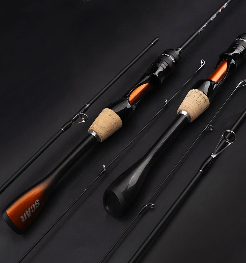 Trout Fishing Rod 1.53M 1.68M 1.8M Portable Carbon Fiber Spinning Casting Poles