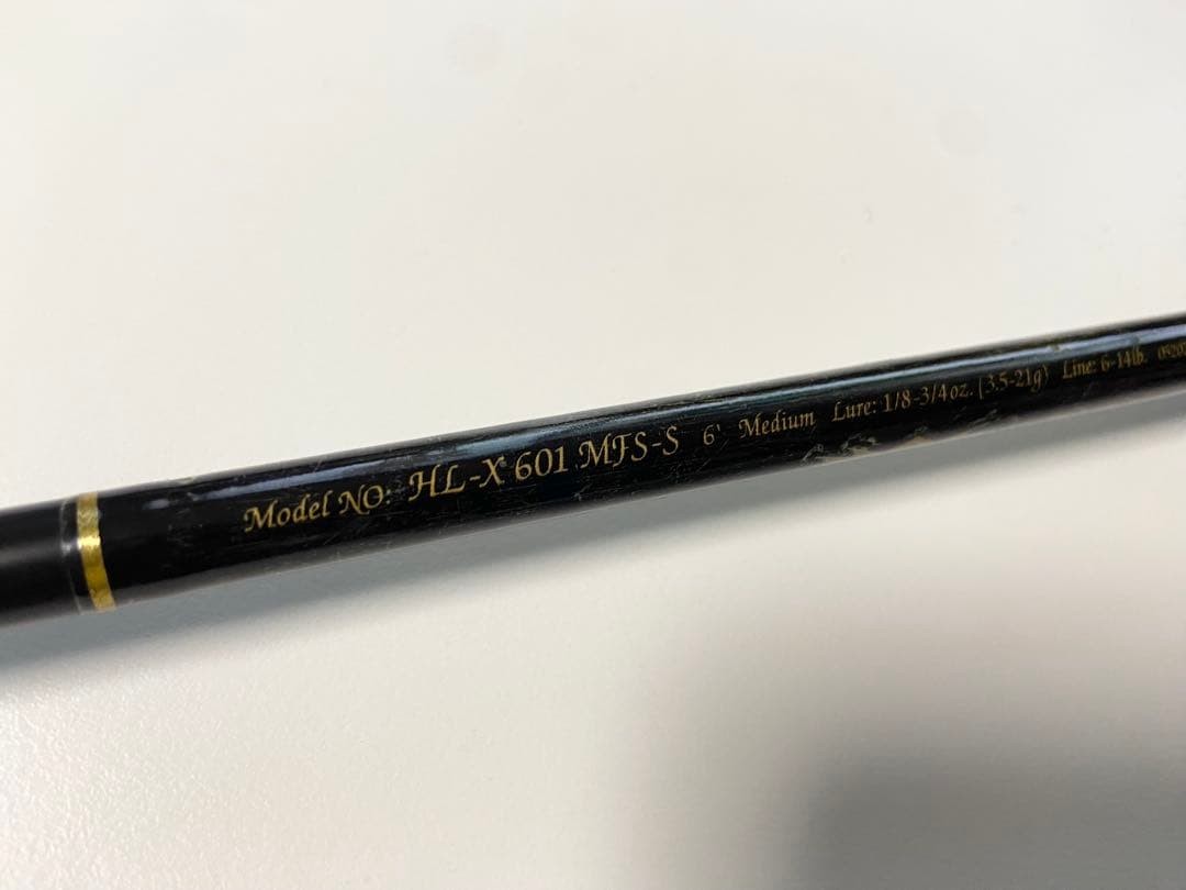 Daiwa Heartland X HL-X601 MFS-S Murakami Pro Finesse Spinning Rod 1.84m Used
