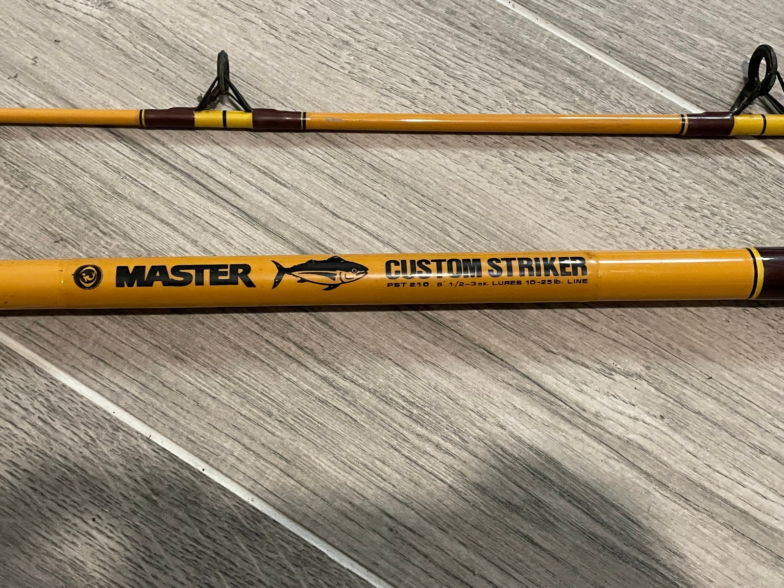🔥Master Custom Striker PST 210 9′ 1/2-3oz Lures 10-25lb Line Fishing Pole Sea