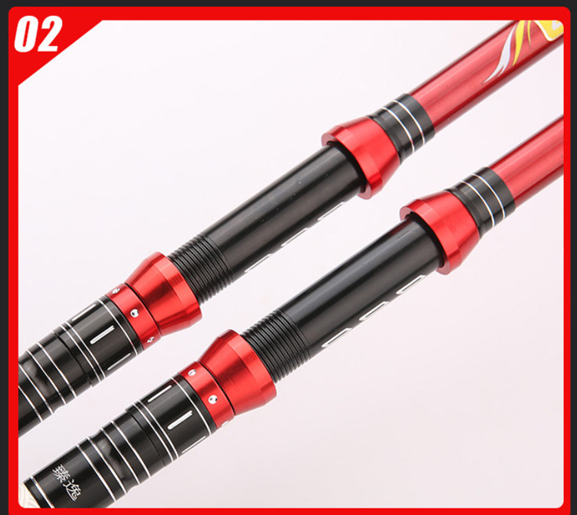 Telescopic Spinning Fishing Rod Travel Pole Lure Rod 2.1M 2.4M 2.7M 3M 3.6M Rods