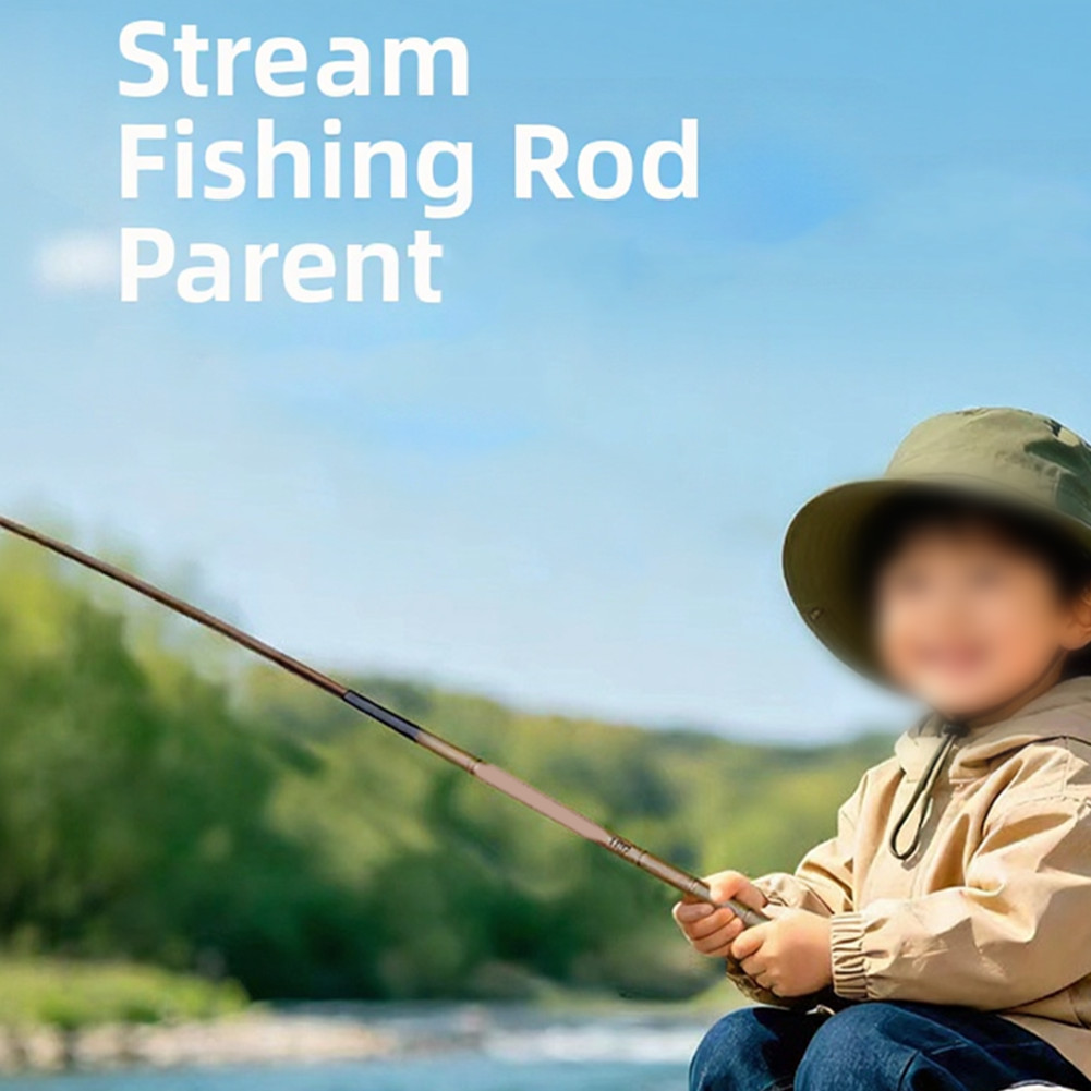 Fishing Rod Set for Family Outdoor Stream Fishing Composite Fiberglass 1pc