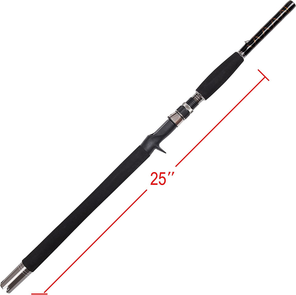 Travel Casting Rod Saltwater Offshore Jigging Trolling Heavy Fishing Pole 6/7/8″