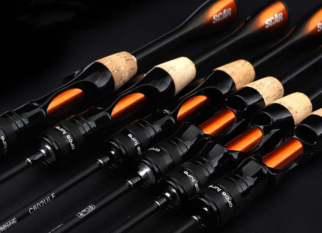 Trout Fishing Rod 1.53M 1.68M 1.8M Portable Carbon Fiber Spinning Casting Poles