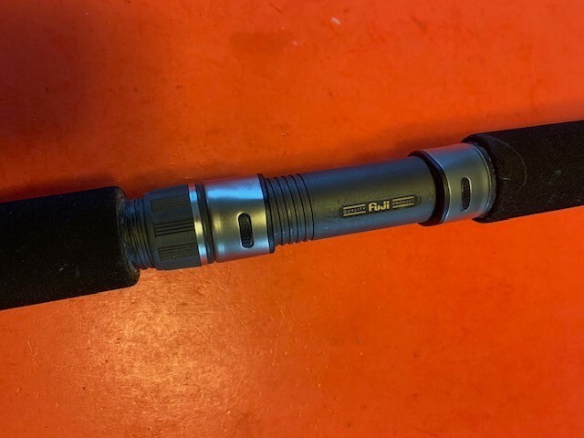 CUSTOM BUILT CALSTAR 6465 6 FOOT 6 INCH 20 TO 50 LB FISHING ROD PERFECTION FUJI