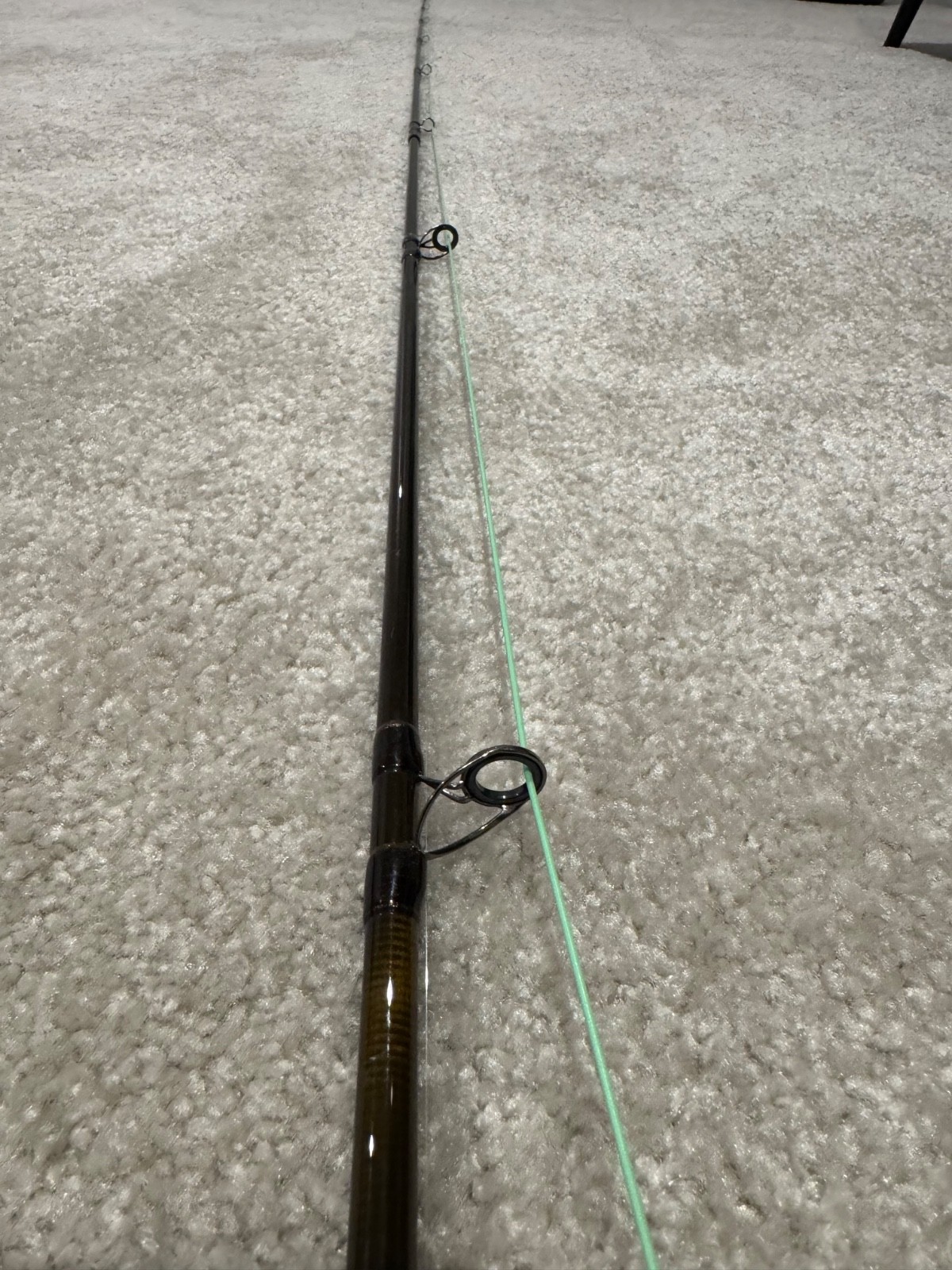 Okuma CRF 78-90-2 9′ Fishing Rod with aluminum 7/8 reel and lots of files/string