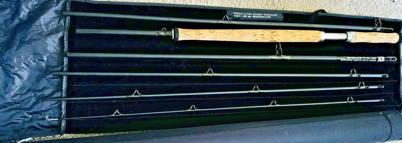 Fulling Mill World Class Carbon 15 Foot 6 Piece Salmon Traveller Fly Rod #10/11