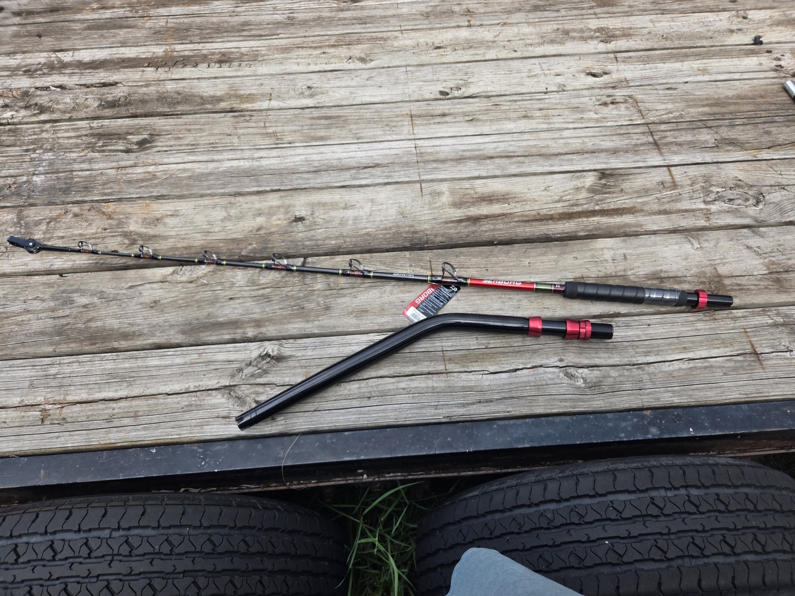 daiwa seaborg bent butt rod