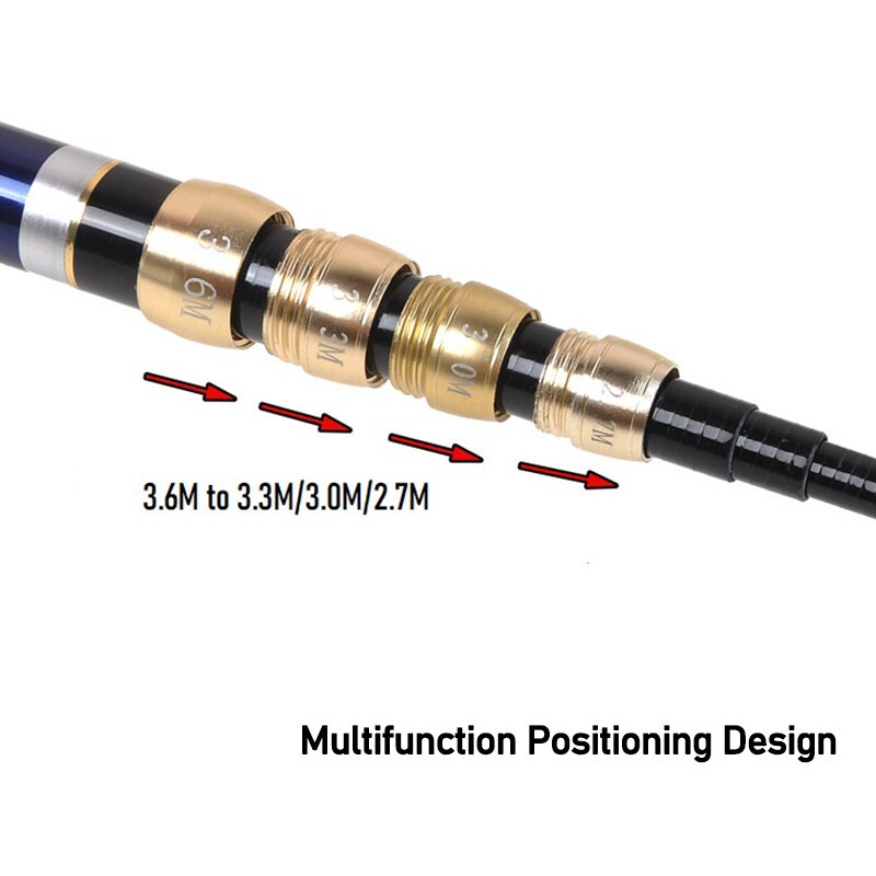 3.6M-6.3M Carbon Fiber Fishing Rod Ultralight Portable Travel Pole