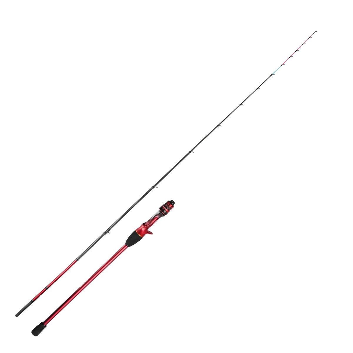 Carbon Fiber Sea Fishing Rod 1.75M Octopus Cuttlefish Rod w/ Fuji Rings