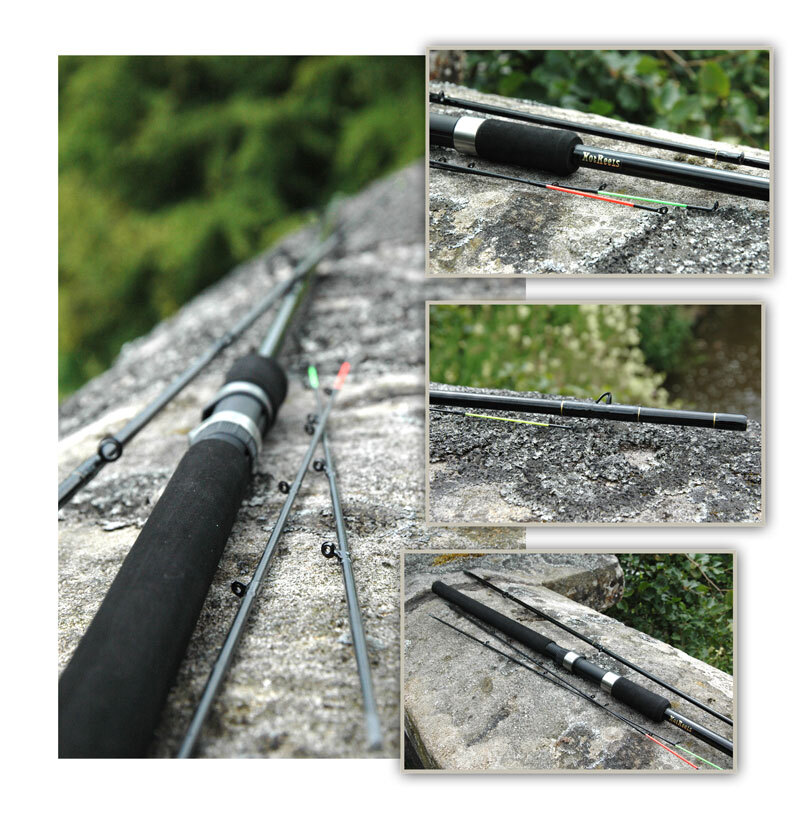 CLEARANCE 10′ FEEDER MATCH CARP LEGER QUIVER RODS WITH 3 TIPS SPECIAL OFFER