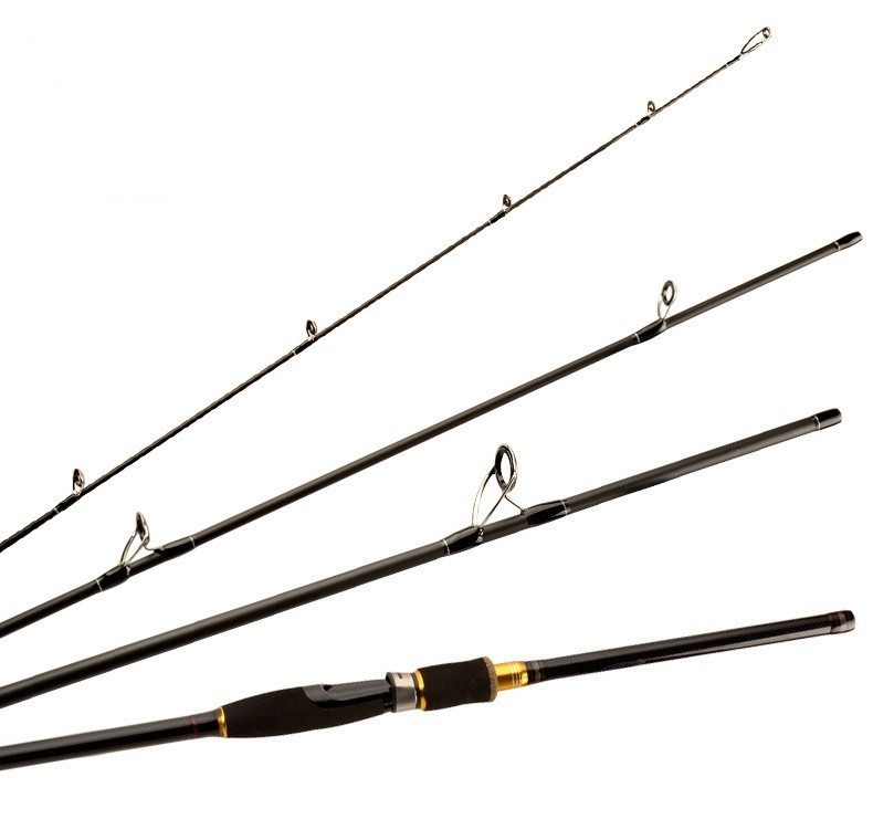 Fishing Rods Carbon Fiber Casting Spinning Rods High Sensitive Fast 4 Sections