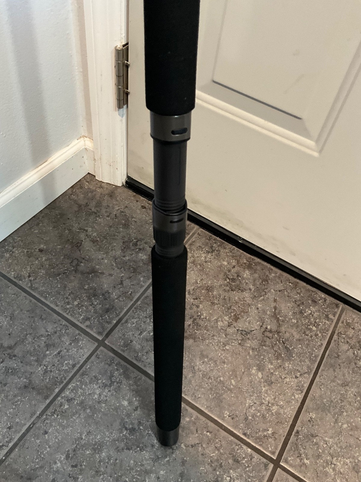 SEEKER ONE-PIECE FUJI GUIDE BLACK Steel Graphite G270-8 FT LIVE BAIT FISHING ROD