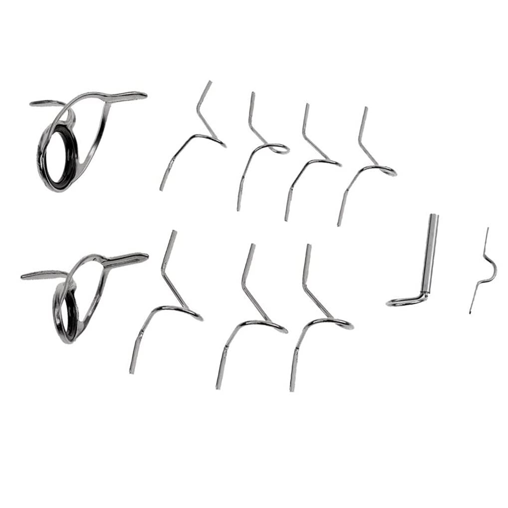 Fly Fishing Rod Guide Set Rod Repairing Fishing Tool Tip DIY Repair Kit