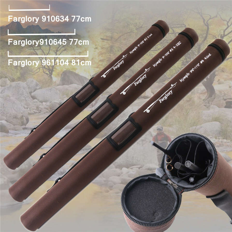 Farglory Nymph Fly Fishing Rod #3 #4 #5 9′-10’6″/ 9’6”-11’0” Extension Section