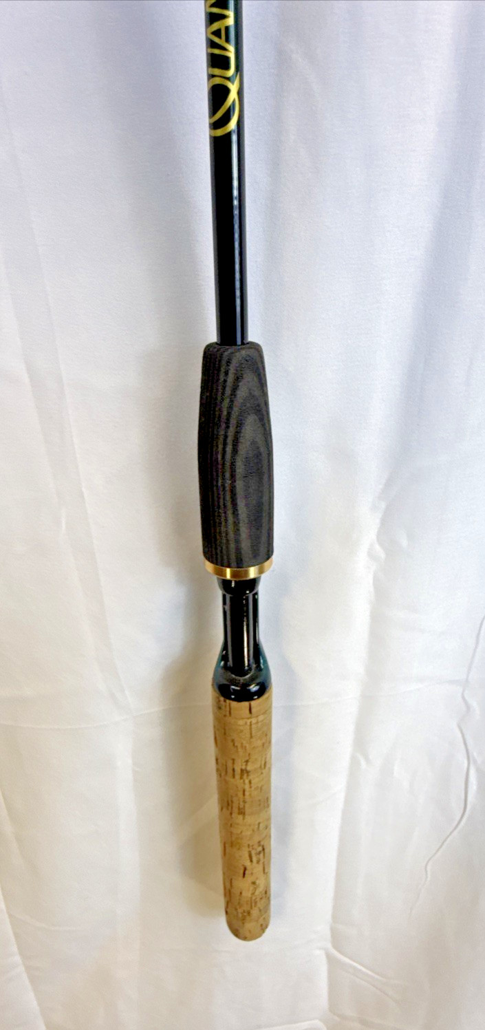 Vintage Zebco Quantum XL Graphite QXLS 60M 6′ Spinning Rod 1pc Medium Action
