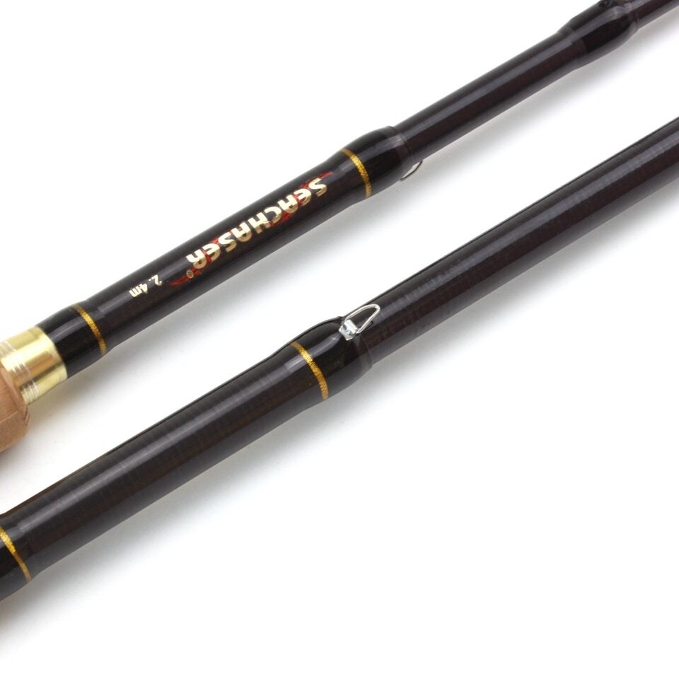 1.8m2.1m2.4mSpinning Fishing Rod M power Hard Telescopic Carbon Fiber new