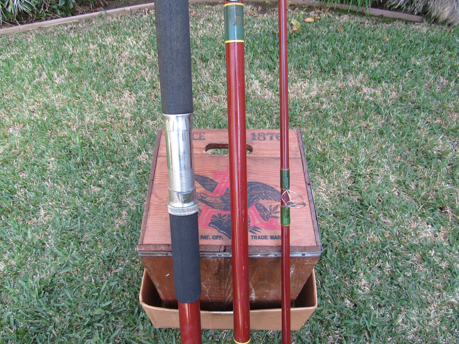Vintage Kencor No. 315 Brown Tenlew Magnaglas 15′ Saltwater Surf Fishing Rod