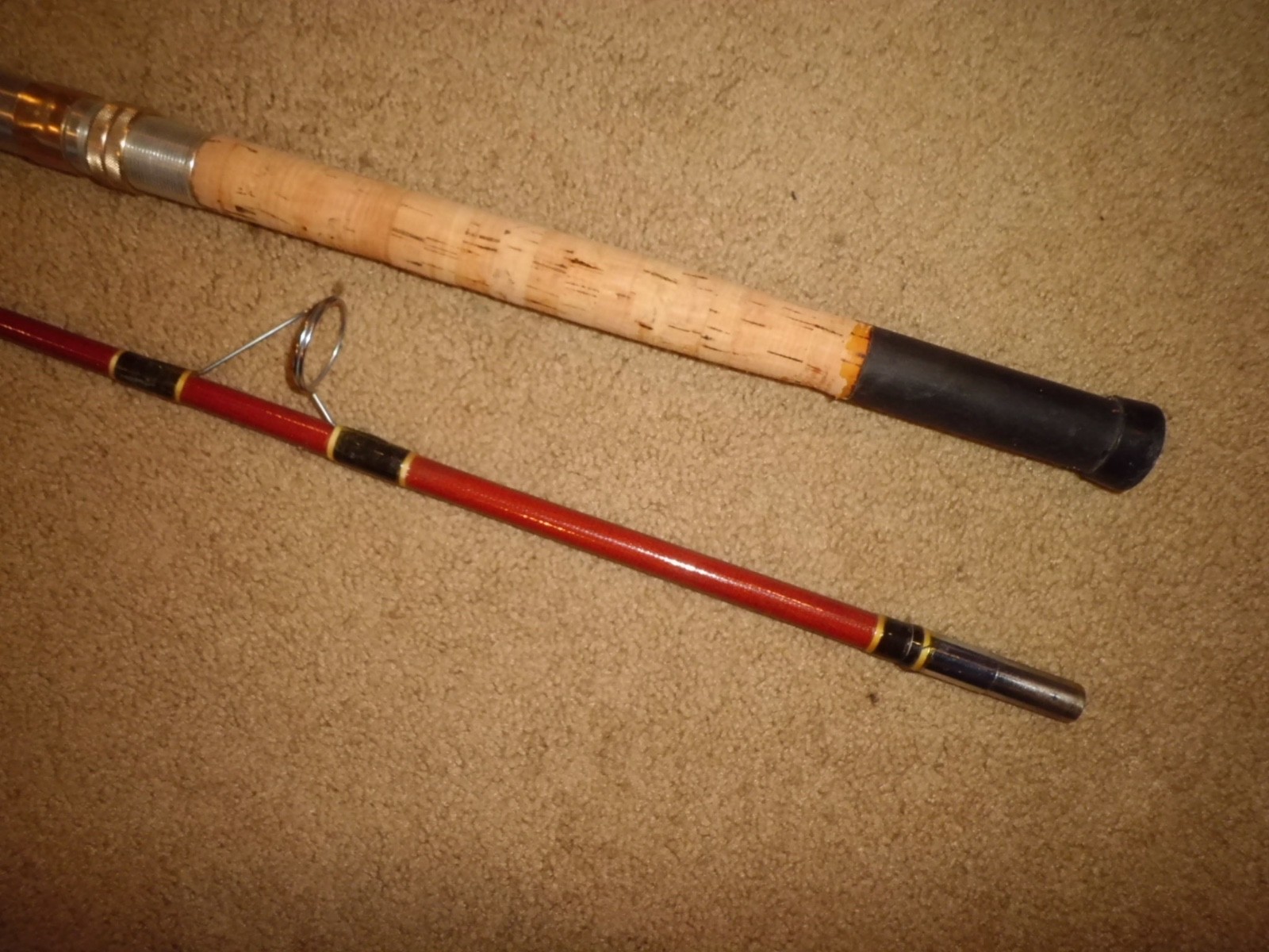Vintage TRU-LINE Dynamo Maxima Spinning 8′ Rod made in USA