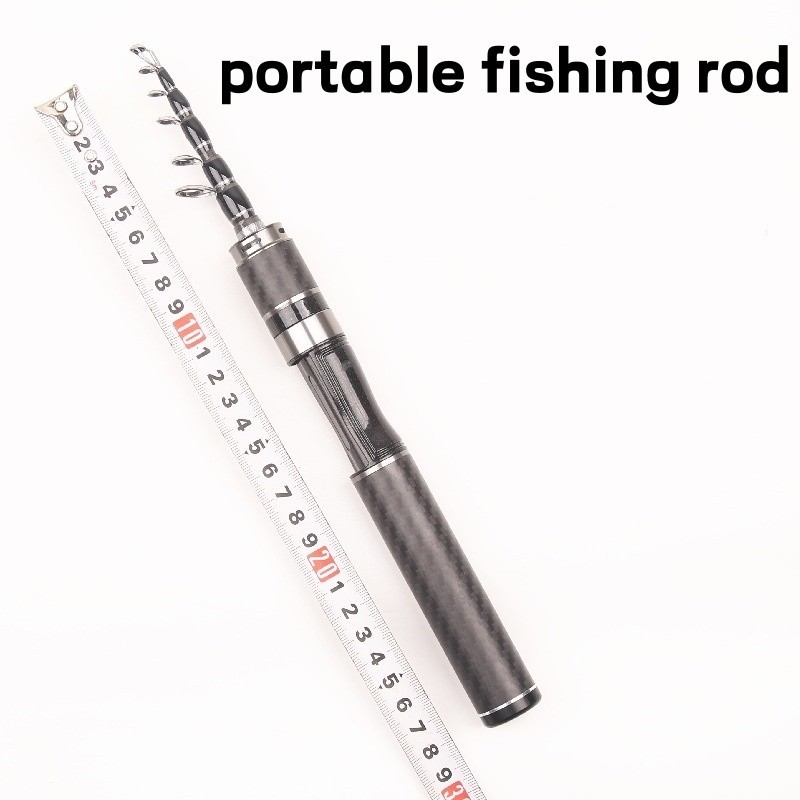 Telescopic Fishing Rods Spinning Casting Rod Carbon Fiber Rod Bass Ultra Light