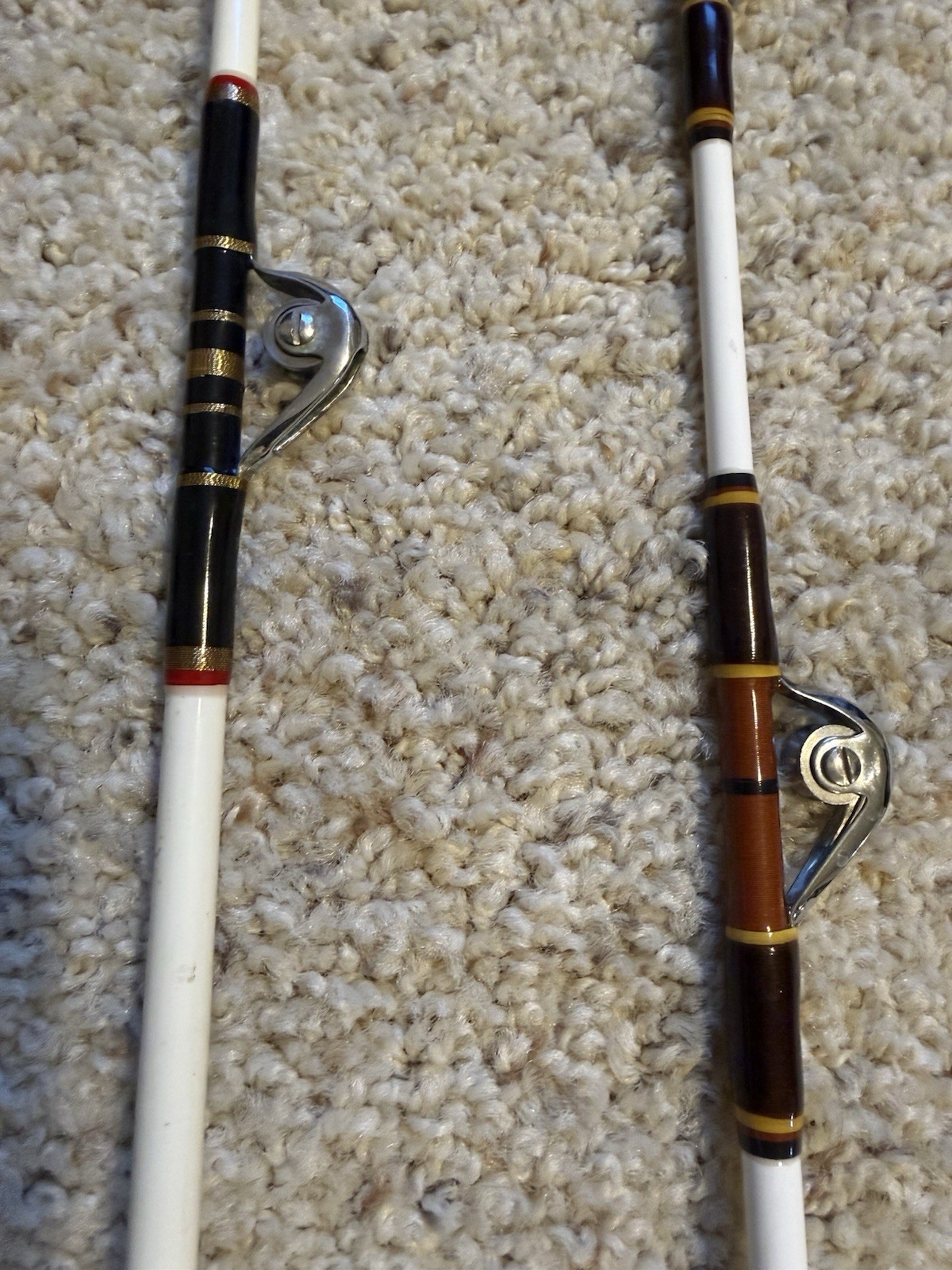 Lot of (2) Big Game Saltwater Rods, Penn International & Fenwick Fenglass