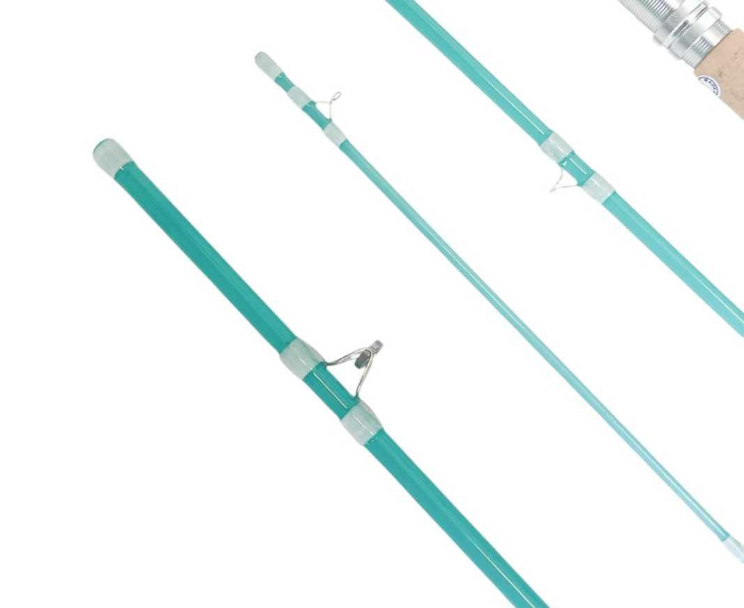 Echo Fly Fishing River Glass Fly Rod 4wt Length 8’0″ Gorgeous Glacier Brand New