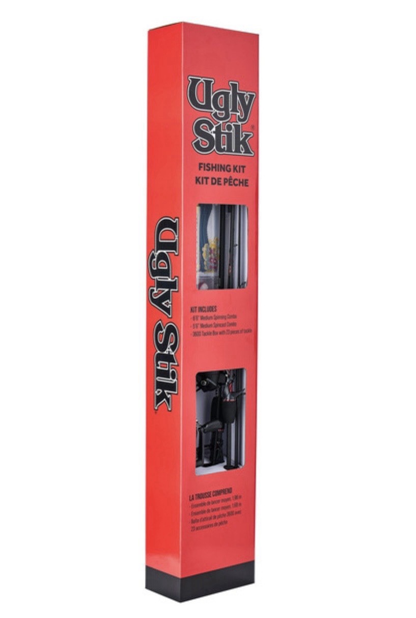 Ugly Stik Carbon USCBSP5902M 9’0″ Medium Salmon Steelhead Rod 2-Piece