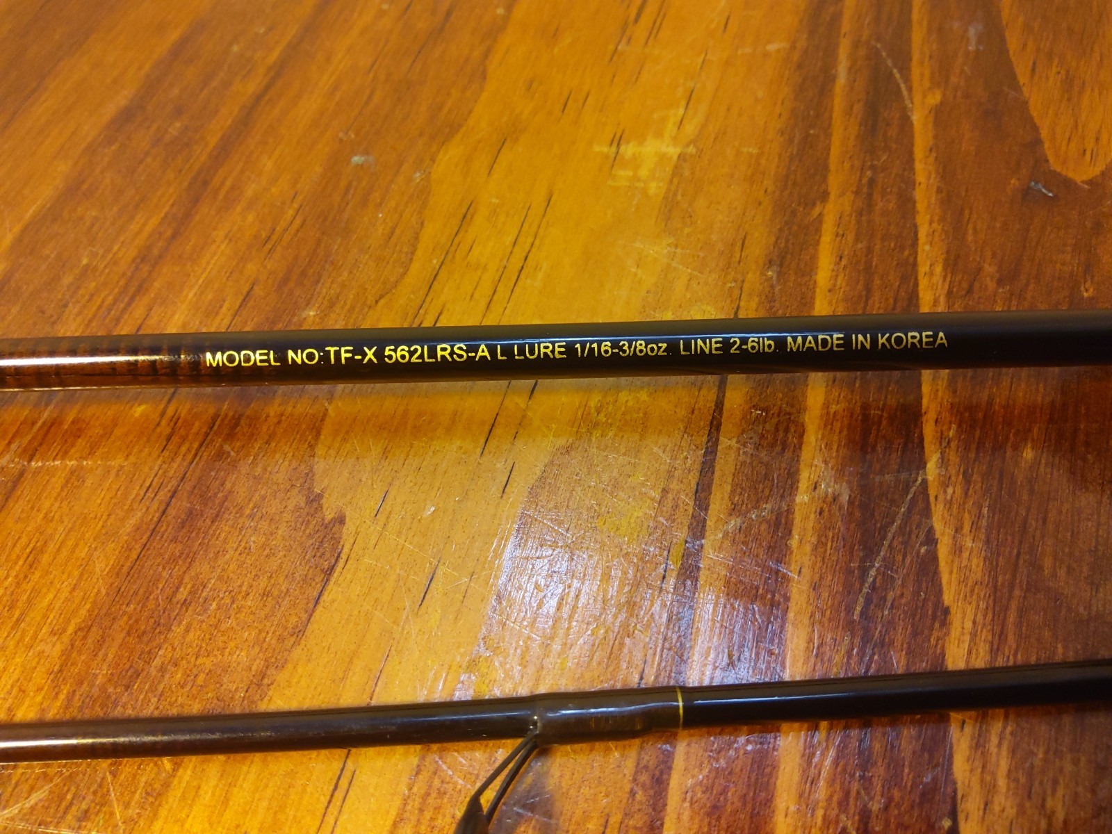 VINTAGE DAIWA TRIFORCE-X SPINNING FISHING ROD TF-X 562LRS-AL 5’ft 6″ 1/16-3/8 oz
