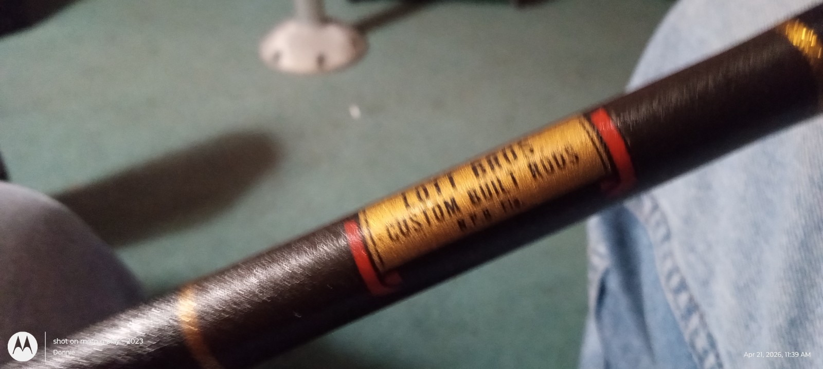 Lott Brothers custom built “Mon Ami” 6ft deep sea rod