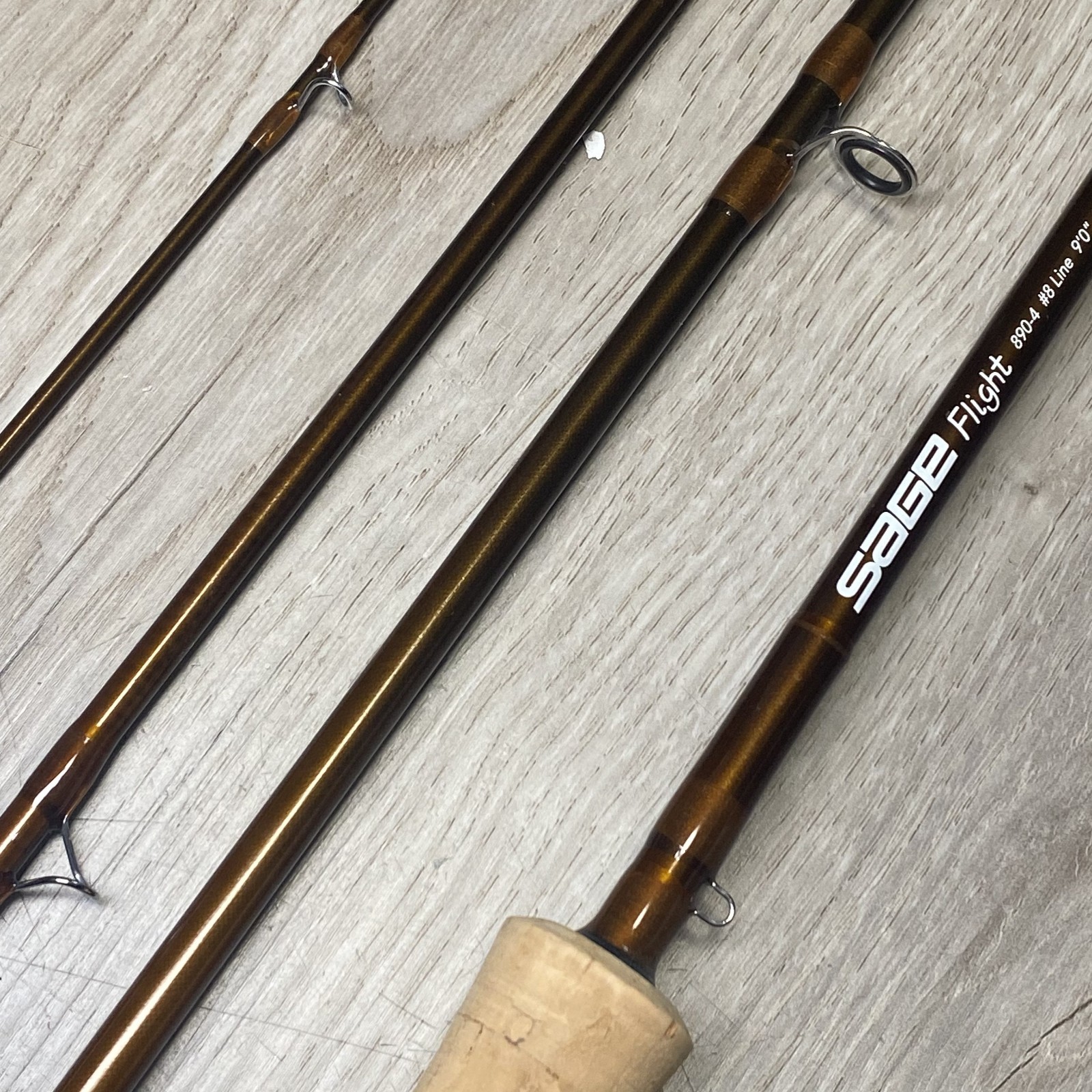 [Beautiful]Sage Flight 890-4 8wt 9’0″ Fly fishing rod w/Tube