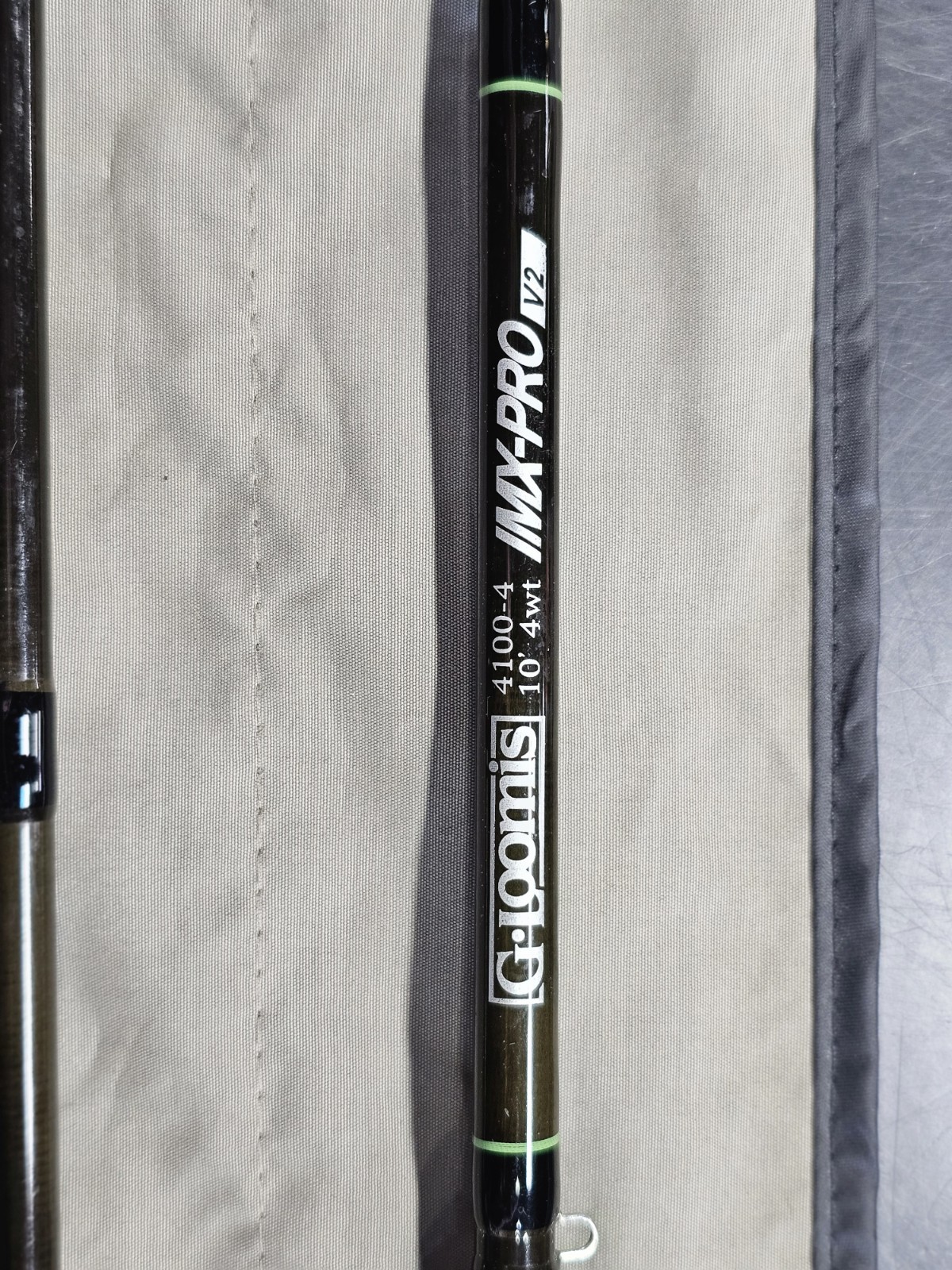 G. LOOMIS IMX PRO V2, 4100-4, 4PC, 10′, 4WT, ROD SOCK & CASE, FLY ROD, FREE SHIP